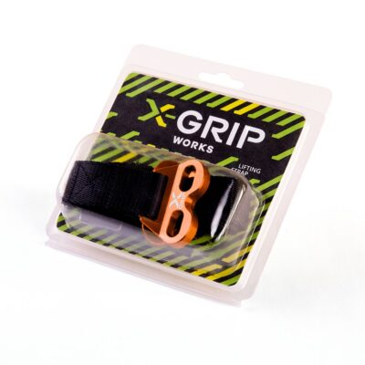 X-GRIP PASEK DO WYCIĄGANIA MOTOCYKLA ZE ŚRUBAMI (PRZÓD) KTM / GASGAS/ HUSQVARNA / BETA KOLOR POMARAŃCZOWY (PATRZ OPIS TOWARU) - widok alternatywny