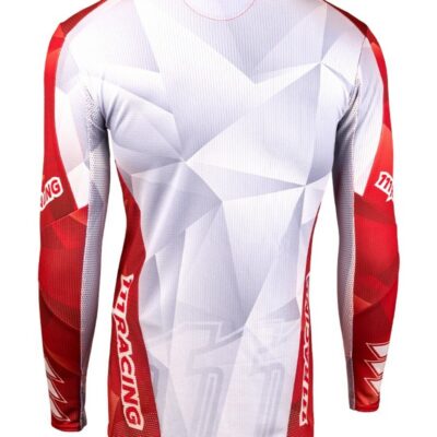 111 RACING WYPRZEDAŻ KOSZULKA MOTO 111.1 - SHARP RED KOLOR BIAŁY/CZERWONY ROZMIAR XXXL - widok alternatywny