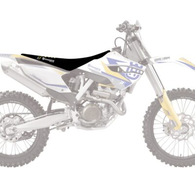 BLACKBIRD POKROWIEC / POSZYCIE NA SIEDZENIE HUSQVARNA FC/TC '14-'15, TE/FE '14-'16 DOUBLE GRIP 3 KOLOR CZARNY ŻÓŁTY - widok alternatywny