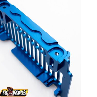 FM-PARTS OSŁONY CHŁODNICY (KRATKI) ALUMINIUM RIEJU MR '21-'23 KOLOR NIEBIESKI - widok alternatywny