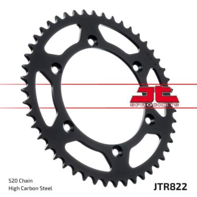 JT ZĘBATKA TYLNA 702 51 GAS GAS 200EC '00-02, HUSQVARNA TE 350 '90-95, TE 449/511 '11-12 (70251JT) (ŁAŃC. 520) - widok alternatywny