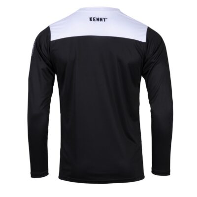 KENNY RACING KOSZULKA ROWEROWA MTB MODEL ELITE BLACK KOLOR CZARNY/BIAŁY/NIEBIESKI ROZMIAR L - widok alternatywny