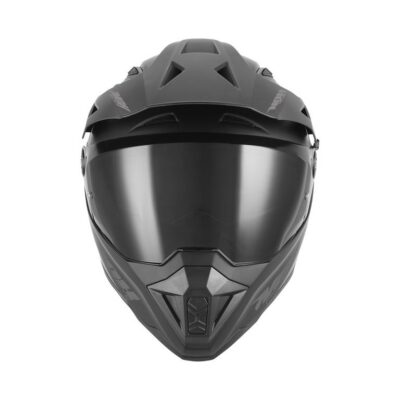 NOX KASK OFFROAD / TRAIL DUOSPORT (DUAL) N350 SOLID Z SZYBKĄ I BLENDĄ KOLOR CZARNY MAT ROZMIAR S - widok alternatywny