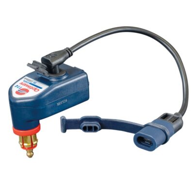 OPTIMATE ŁADOWARKA USB Z WTYCZKĄ DO GNIAZDKA DIN DO CAN-BUS BMW, TRIUMPH, DUCATI MULTISTRADA I Z GNIAZDKAMI USB-A ORAZ USB-C (3300MA) (ŁAMANA) (EL) - ZASTĘPUJE O105 V2 - widok alternatywny